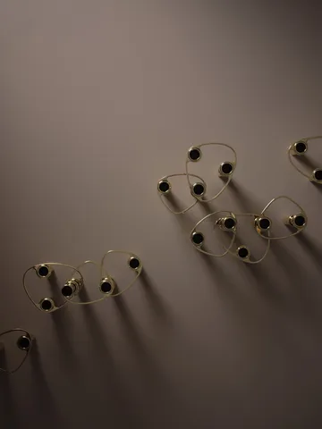 Lind Curve kombinerbarer Kerzenhalter 24K vergoldet - Double - LIND DNA