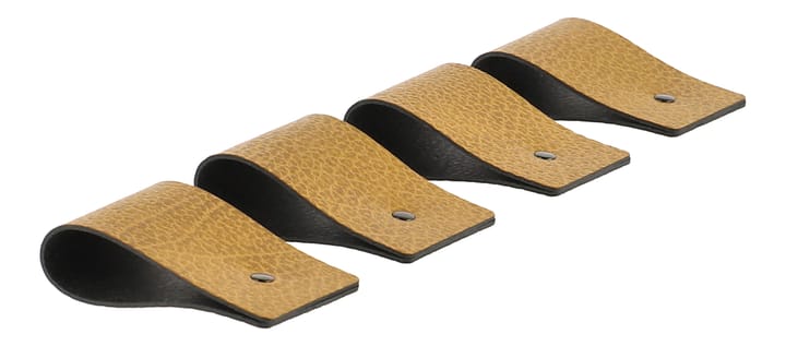 Loop name Serviettenring 4er Pack, Curry (braun) LIND DNA
