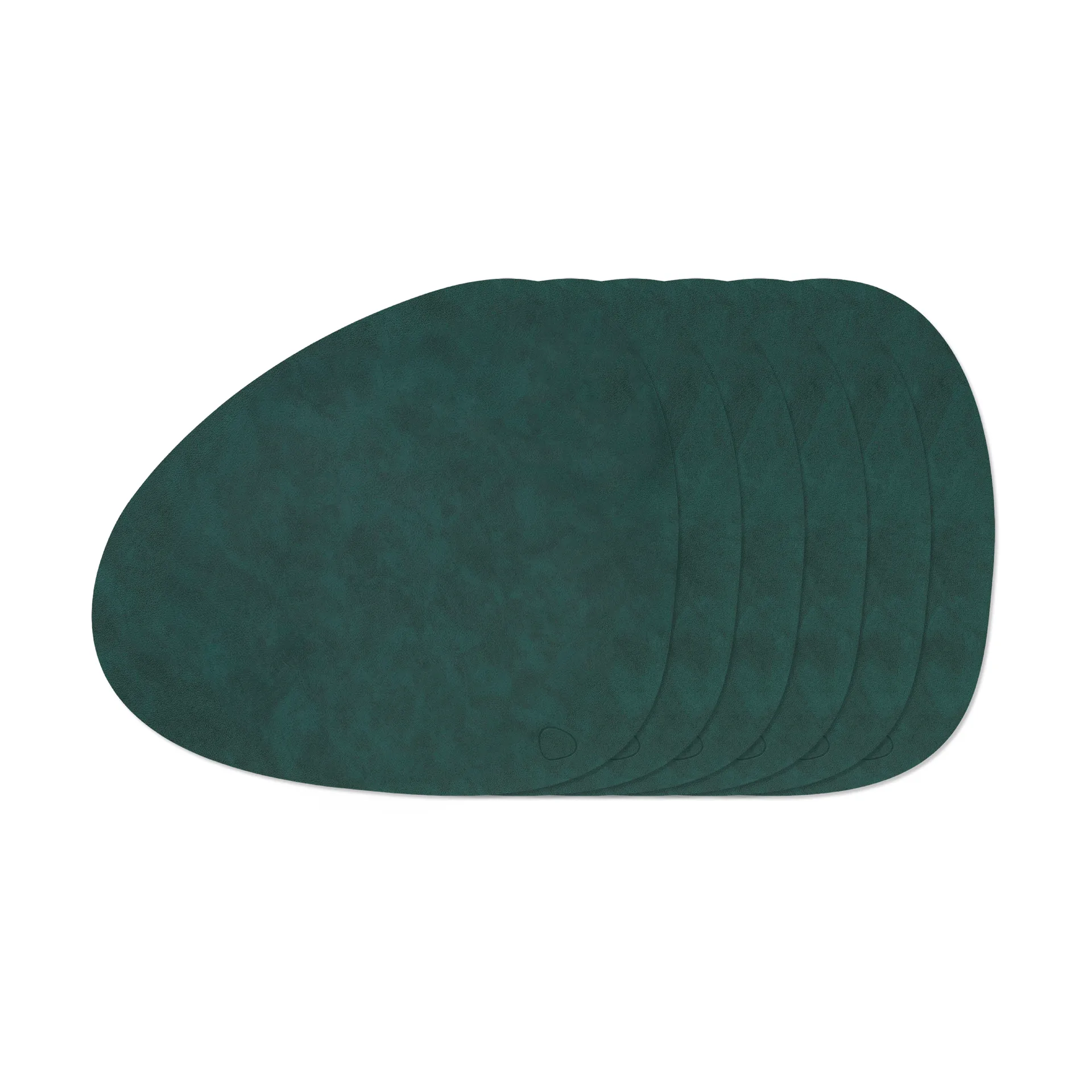 Nupo Curve Tischset, Dunkelgrün, 6er-Pack LIND DNA