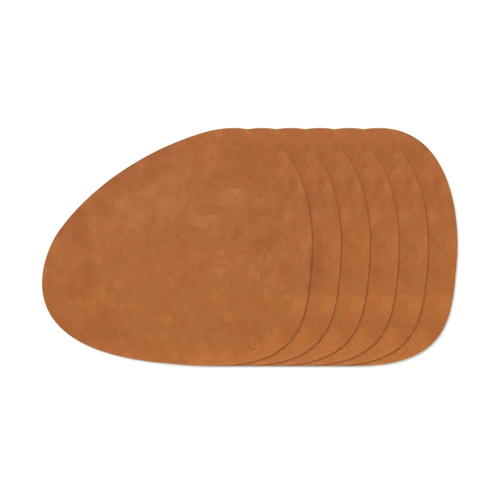 Nupo Curve Tischset - Nature, 6er-Pack - LIND DNA