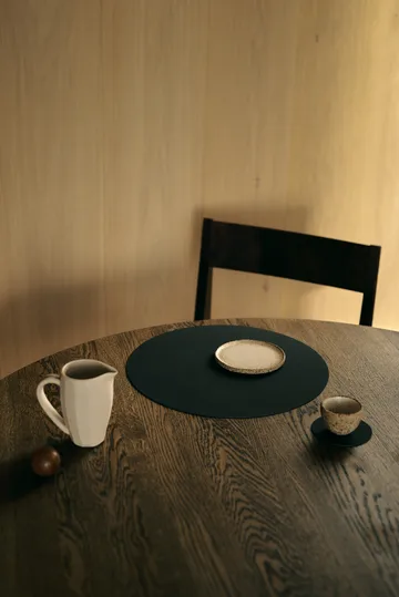 Nupo Glasuntersetzer circle - Black ink - LIND DNA