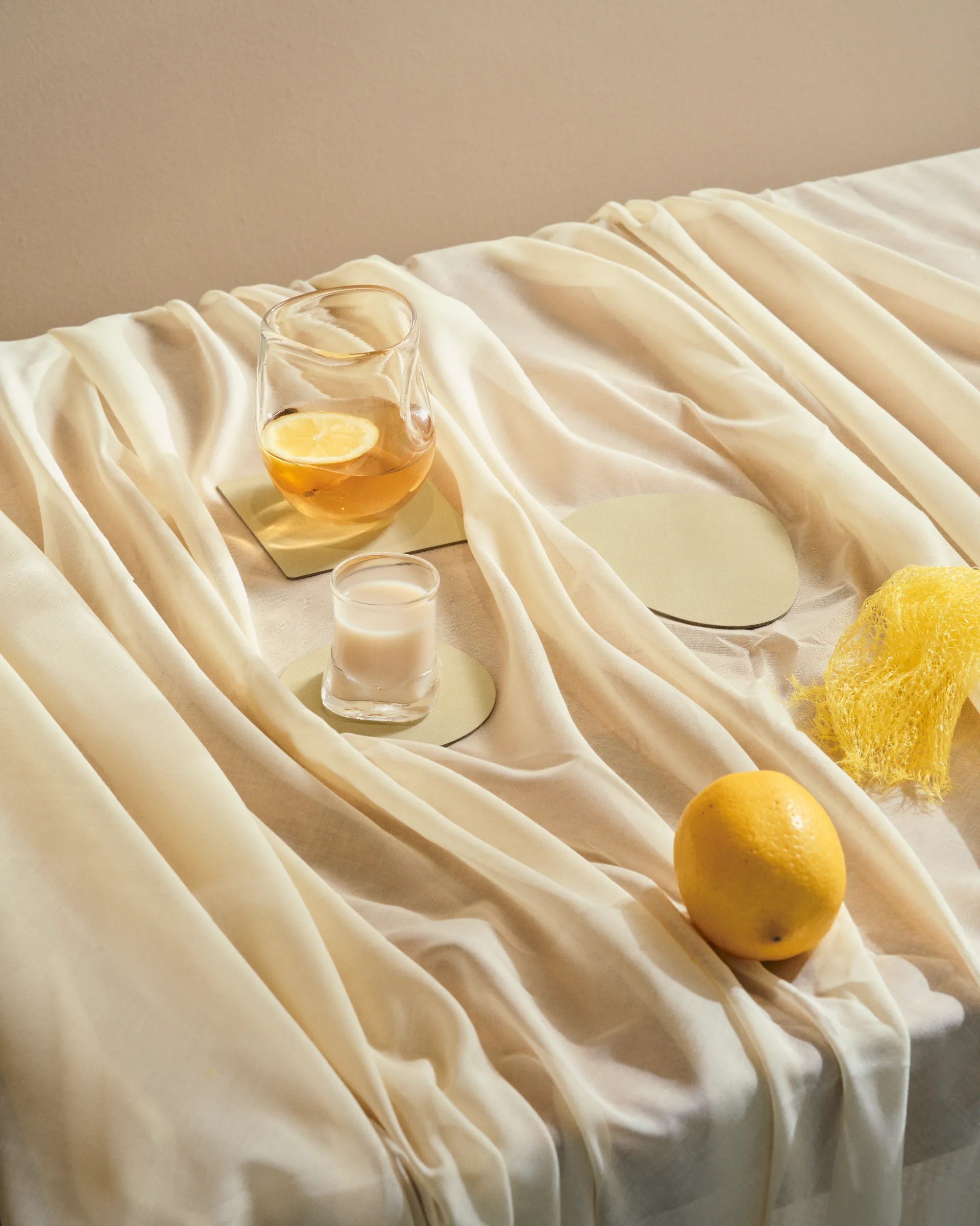 Nupo Glasuntersetzer curve, Lemon sorbet LIND DNA