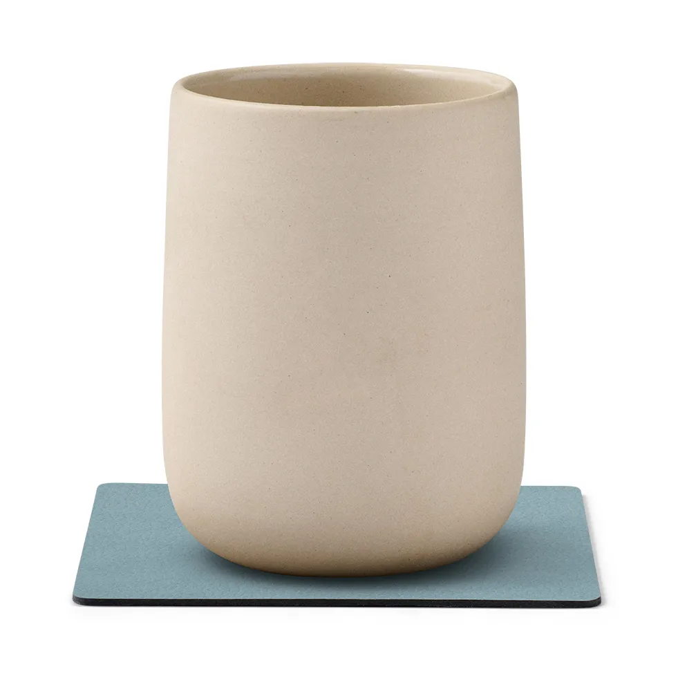 Nupo Glasuntersetzer square, Hellblau LIND DNA