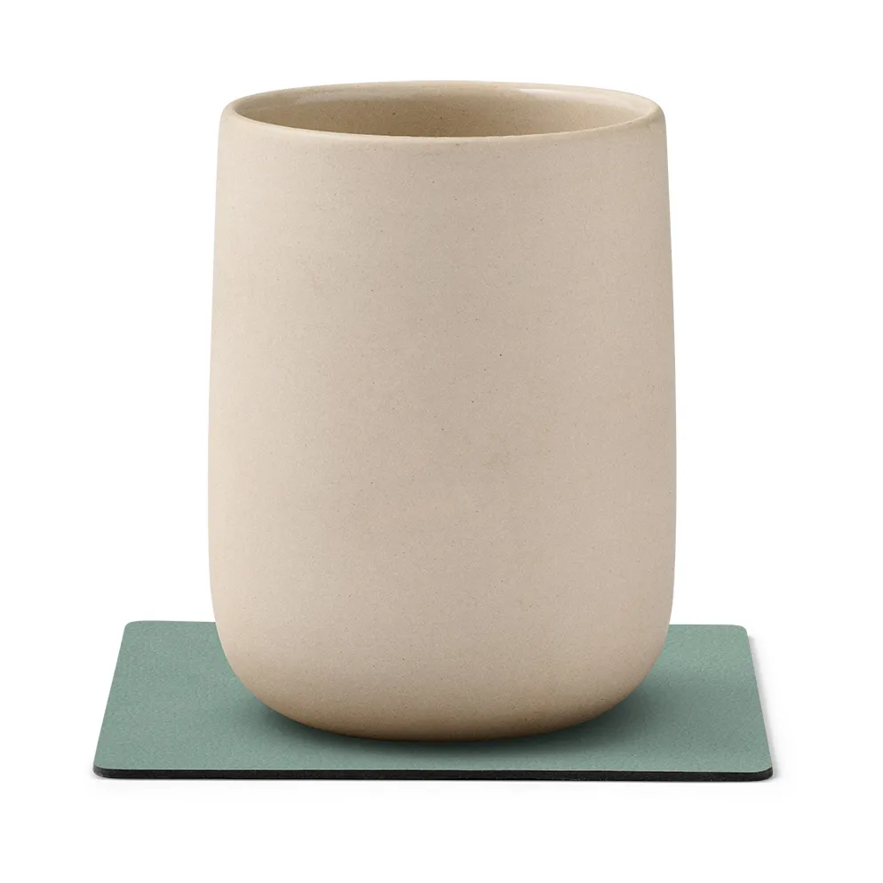 Nupo Glasuntersetzer square, Pastellgrün LIND DNA