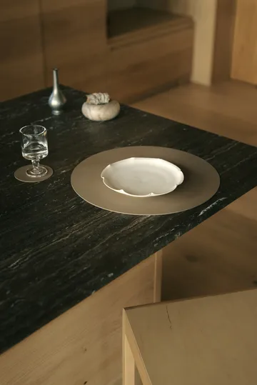 Nupo Tischset - Clay brown, circle, L - LIND DNA