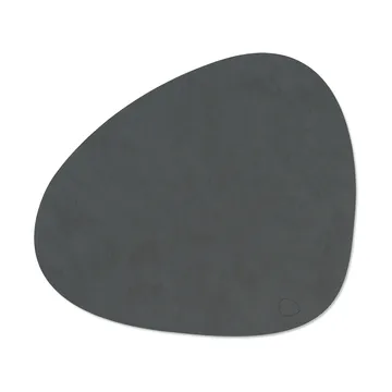 Nupo Tischset curve L - Anthrazitgrau, 44x37 cm - LIND DNA