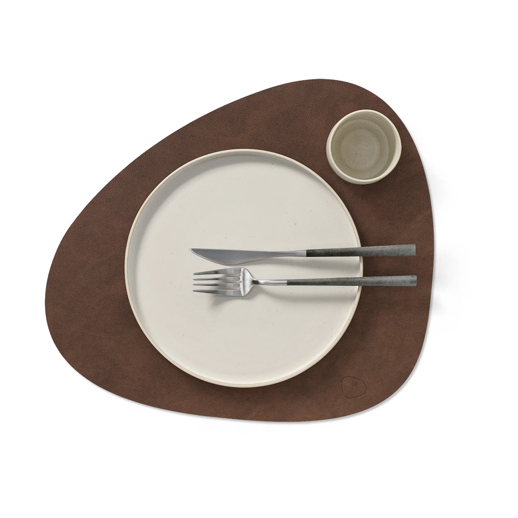 Nupo Tischset curve L, Dunkelbraun LIND DNA