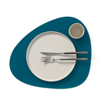 Nupo Tischset curve L - Petrol - LIND DNA
