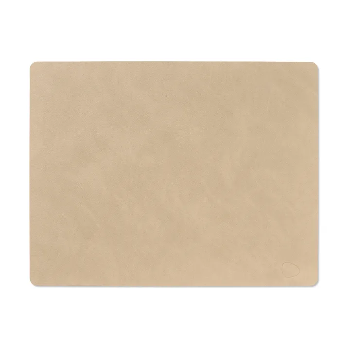 Square Nupo Tischset 35x45 cm - Sand, 45x35 cm - LIND DNA