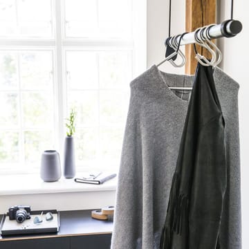 Swing Kleiderhaken - Oak black, l, Schnur schwarz - LIND DNA