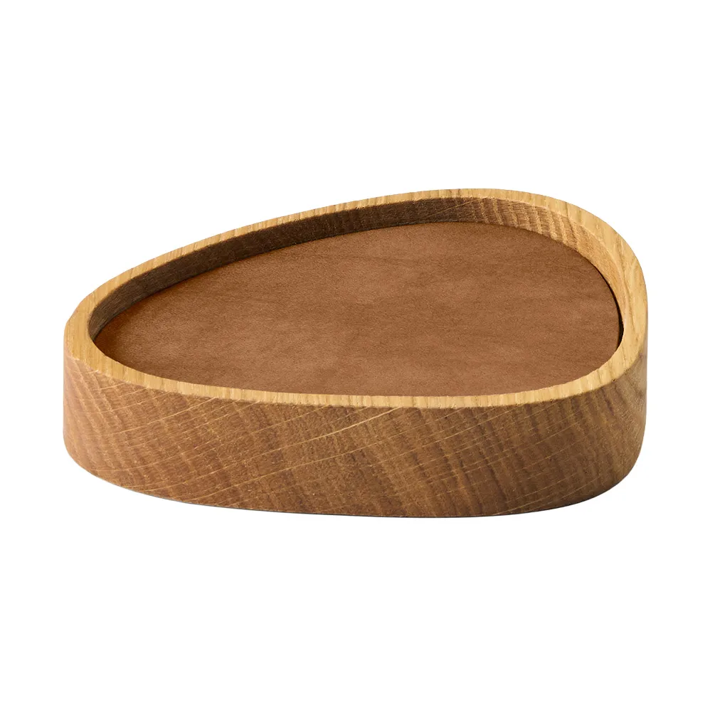 Wood Box Glasuntersetzer Set, Nature-oak, curve, S, Nupo nature, 9-teilig LIND DNA