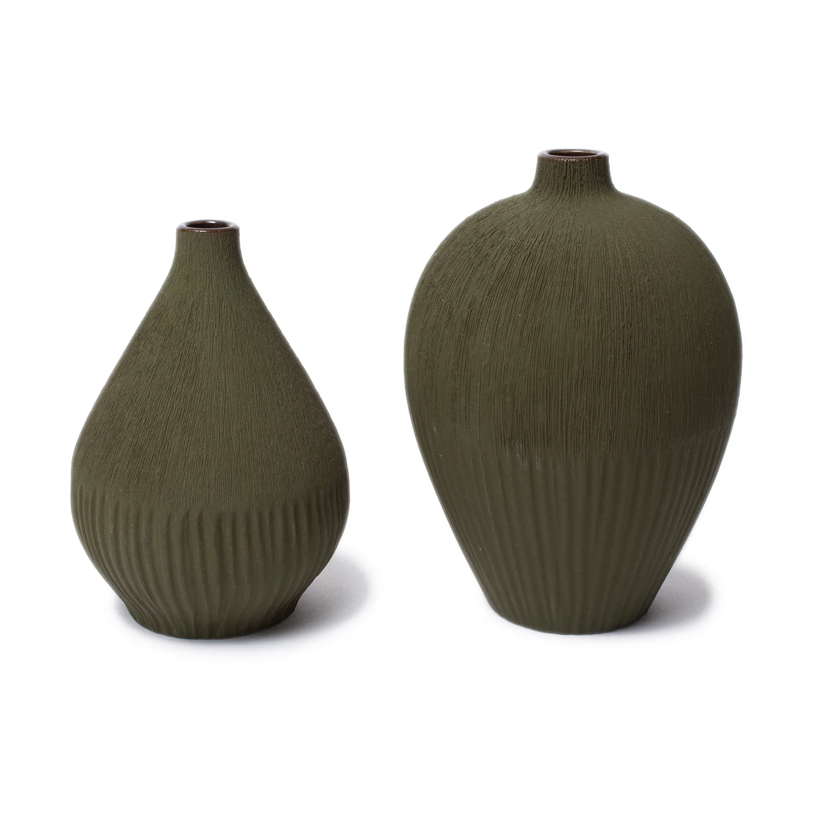 Ebba Vase medium, Forest green Lindform