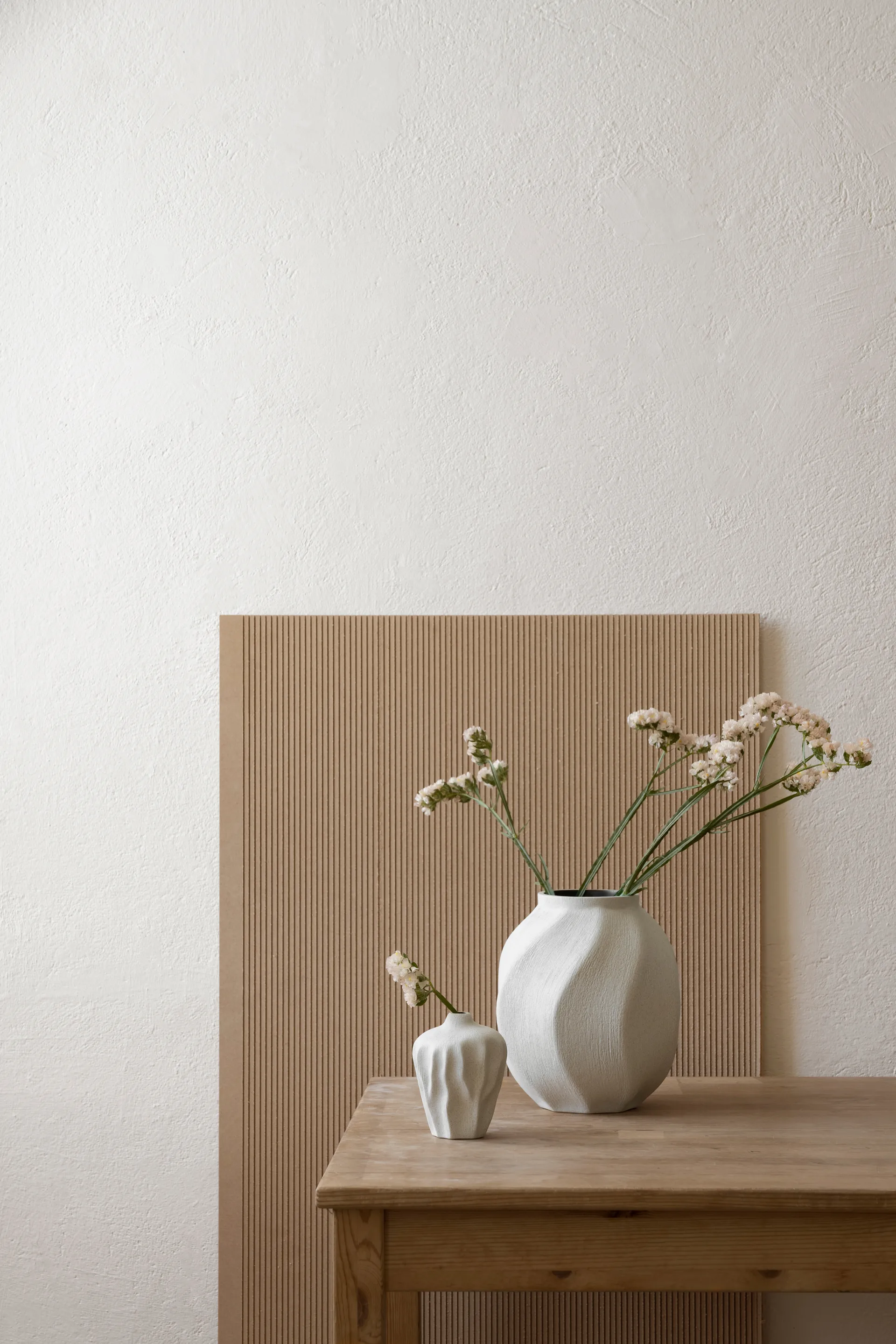 Flower seed Vase, Sand white Lindform