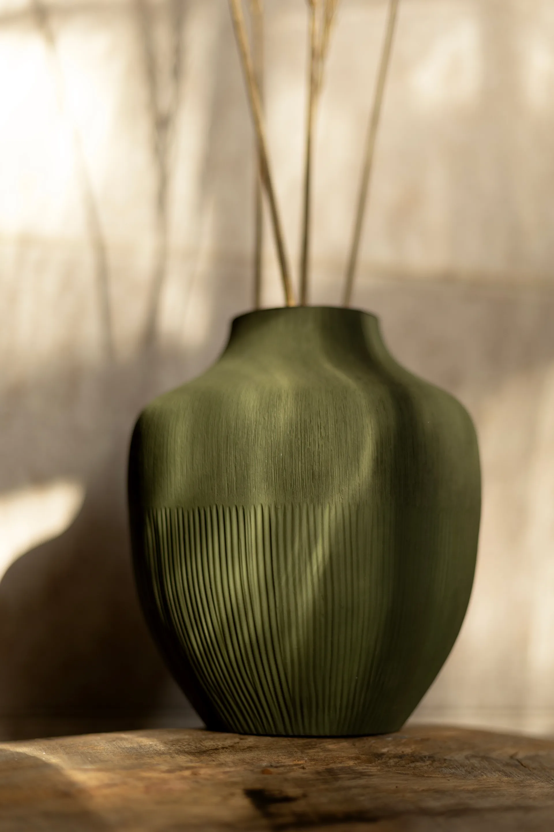 Kyoto Vase, Forest green Lindform