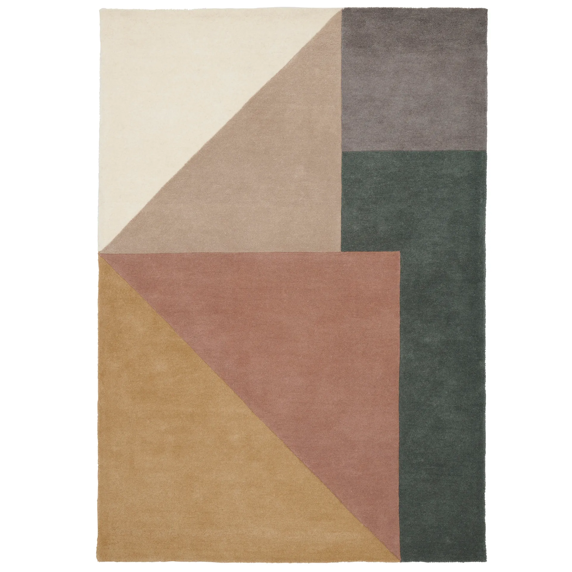Arguto Baumwollteppich 170 x 240cm, Rose Linie Design