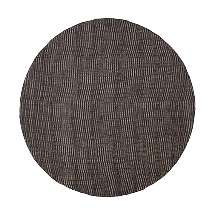Asko runder Teppich - Schwarz, Ø240 cm - Linie Design