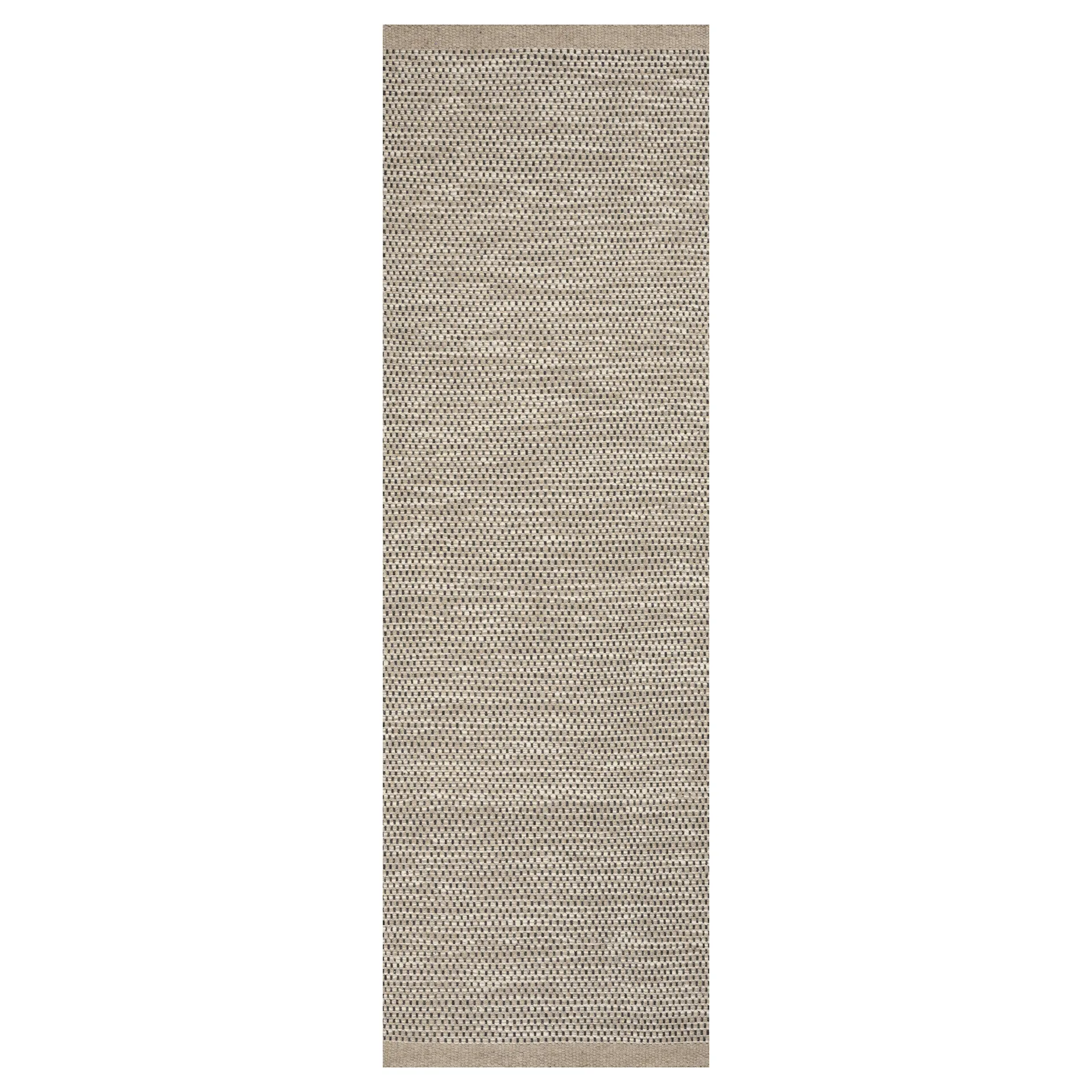 Asko Teppich 80 x 250cm, Taupe Linie Design