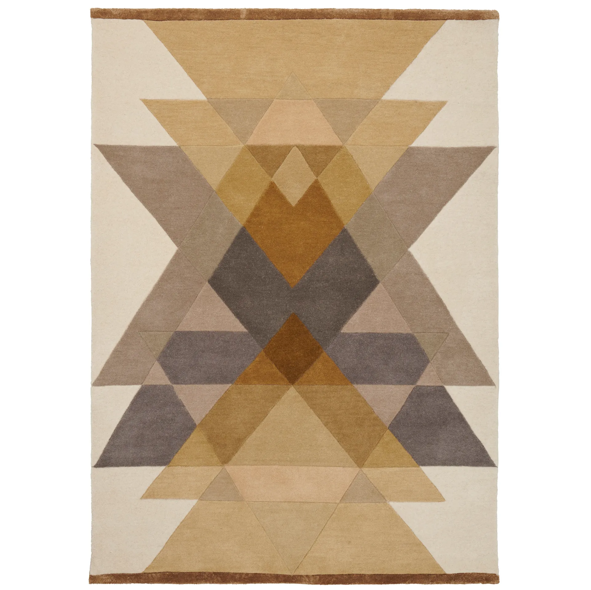 Freya Teppich 170 x 240cm, Mustard Linie Design