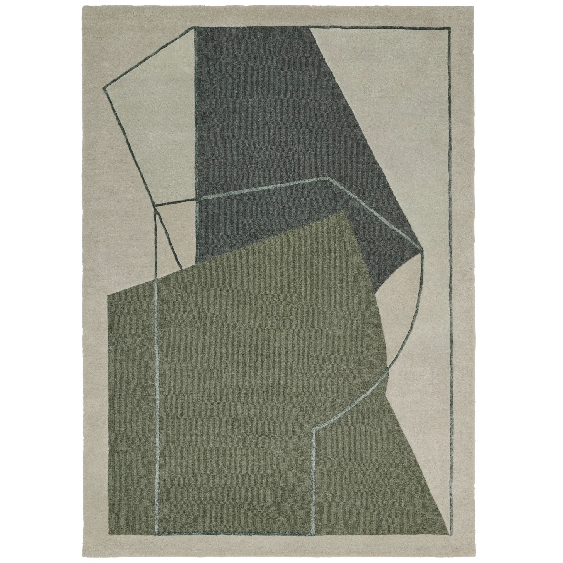 Furbo Teppich 140 x 200cm, Moss Linie Design