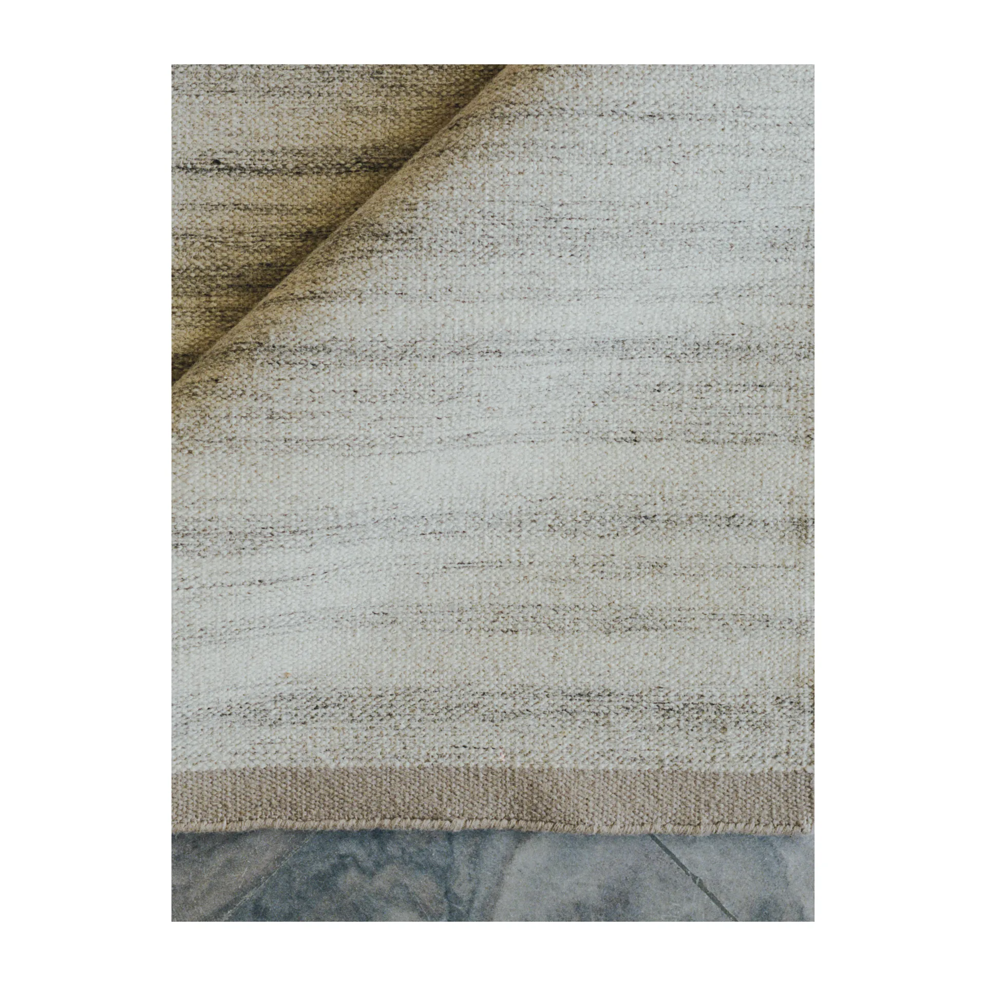 Future Seeds Teppich 140 x 200cm, Beige Linie Design