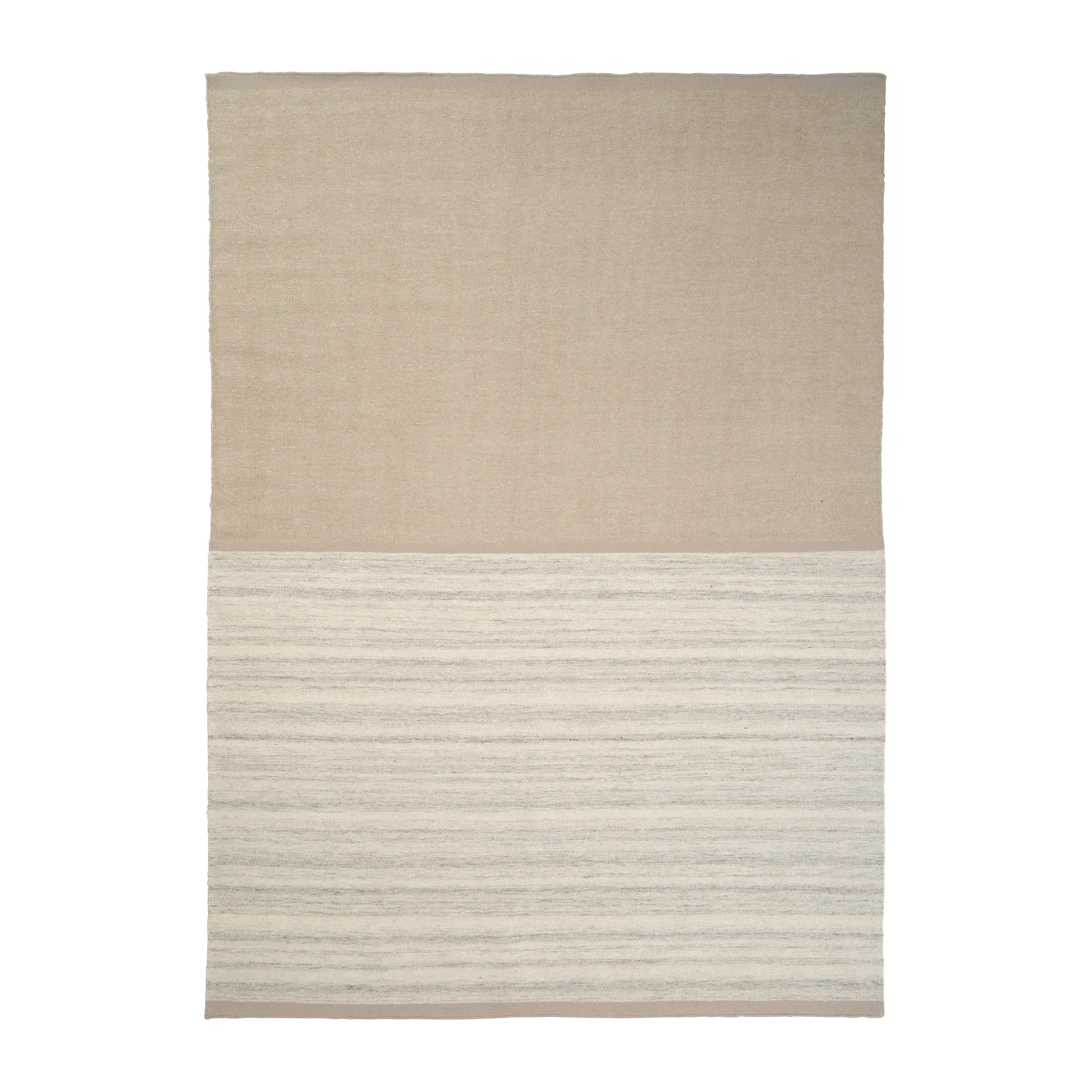 Future Seeds Teppich 170 x 240cm, Beige Linie Design