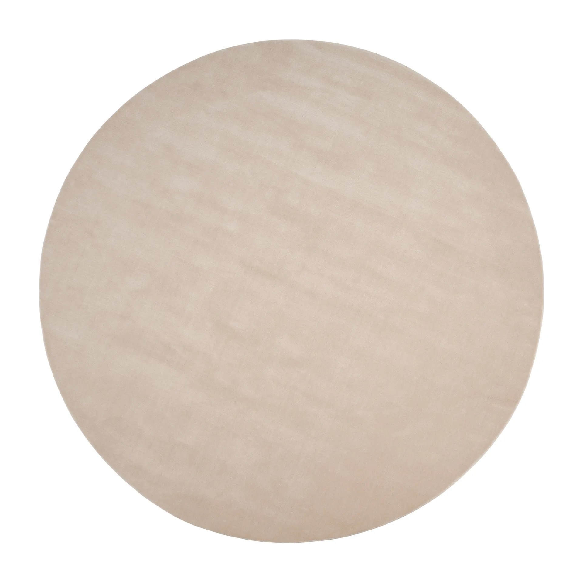 Halo Cloud Wollteppich rund, Beige, Ø250 cm Linie Design