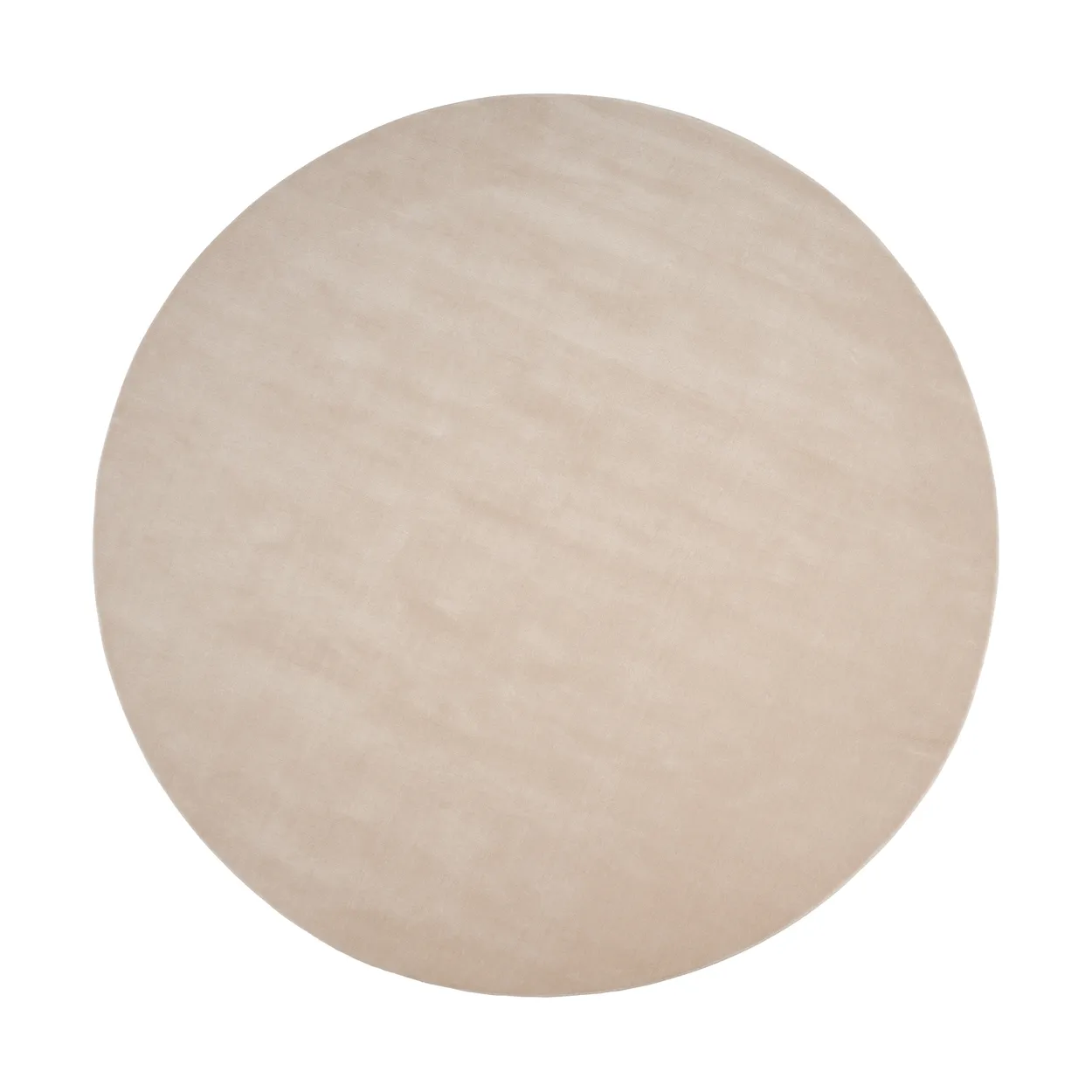 Linie Design Halo Cloud Wollteppich rund Beige, Ø300 cm