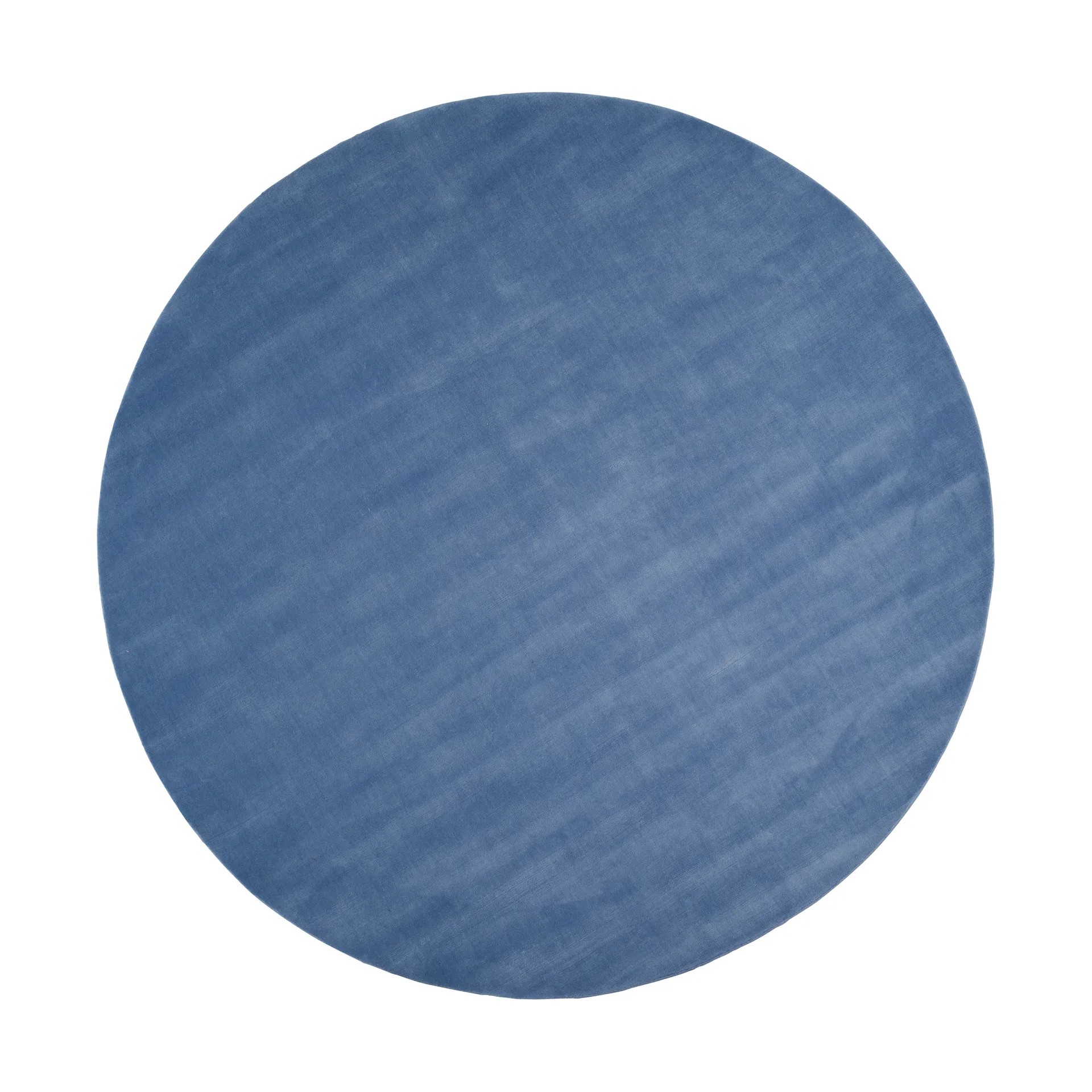 Halo Cloud Wollteppich rund, Blau, Ø300 cm Linie Design