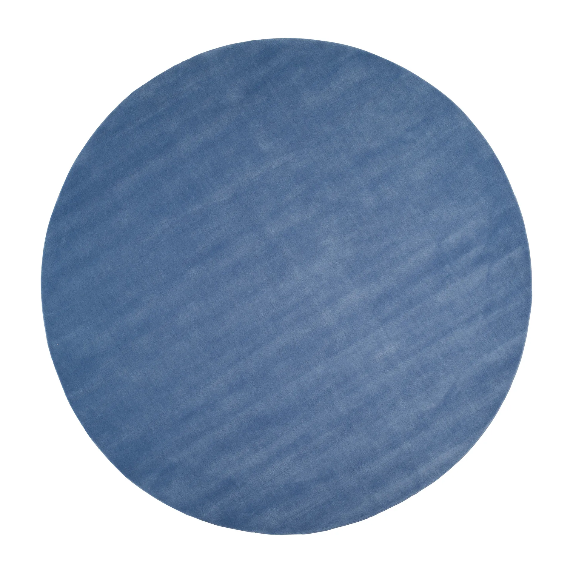 Halo Cloud Wollteppich rund, Blue, Ø250 cm Linie Design