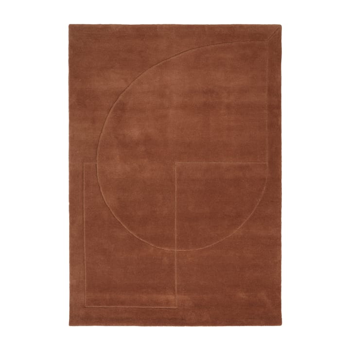 Lineal Poem Wollteppich - Amber, 140 x 200cm - Linie Design