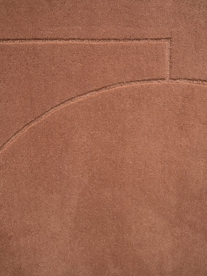 Lineal Poem Wollteppich, Amber, 140 x 200cm Linie Design