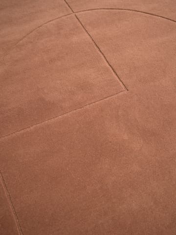 Lineal Poem Wollteppich - Amber, 140 x 200cm - Linie Design