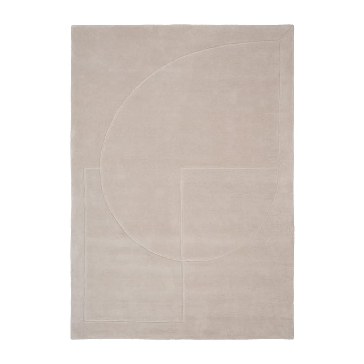 Lineal Poem Wollteppich - Beige, 200 x 300cm - Linie Design