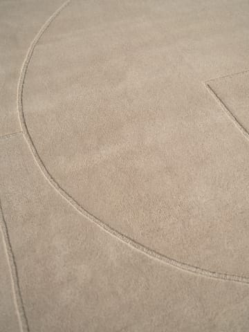 Lineal Poem Wollteppich - Beige, 250 x 350cm - Linie Design