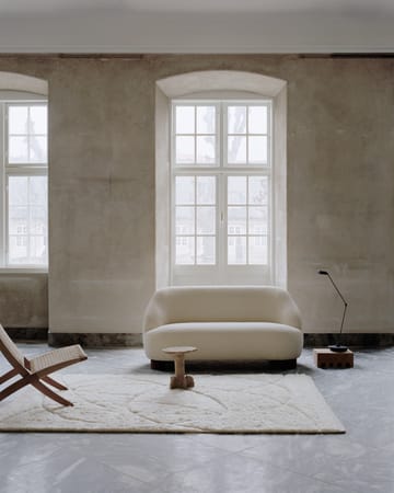 Lineal Sweep Wollteppich - White, 170 x 240cm - Linie Design