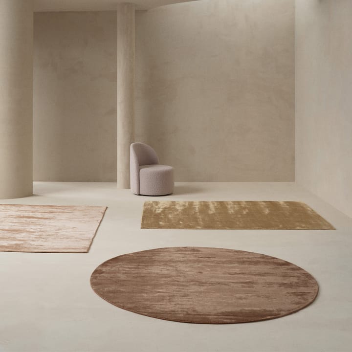 Lucens Teppich rund - Amber - Linie Design
