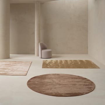 Lucens Teppich rund - Rose - Linie Design