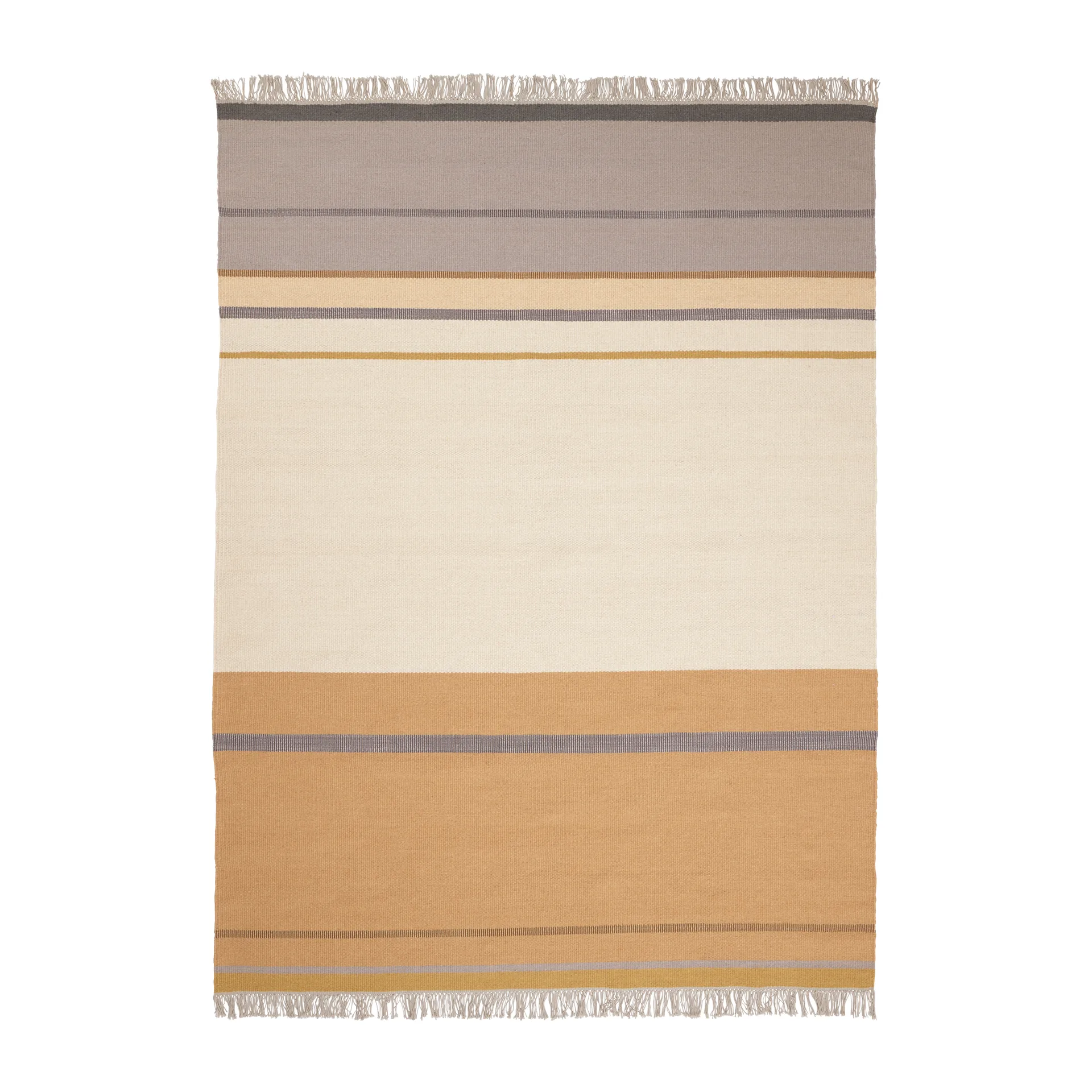 Metallum Teppich 170 x 240cm, Mustard Linie Design