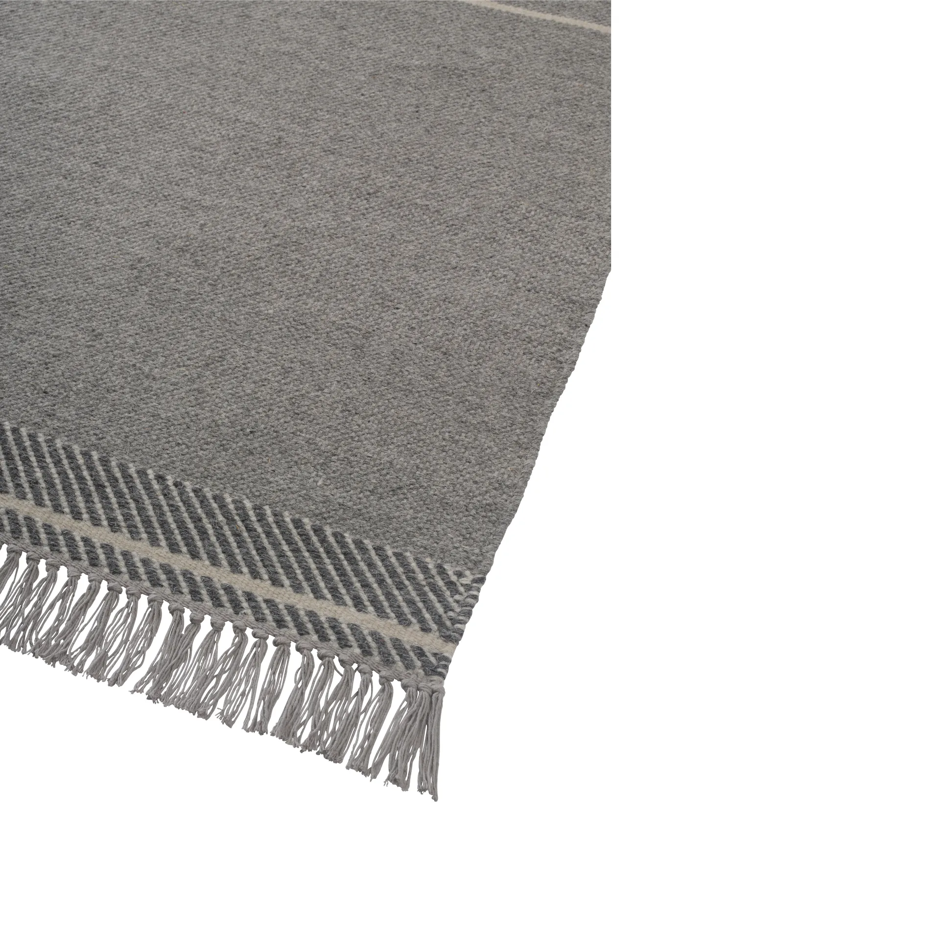 Mindful Soul Wollteppich 250 x 350cm, Stone-beige Linie Design