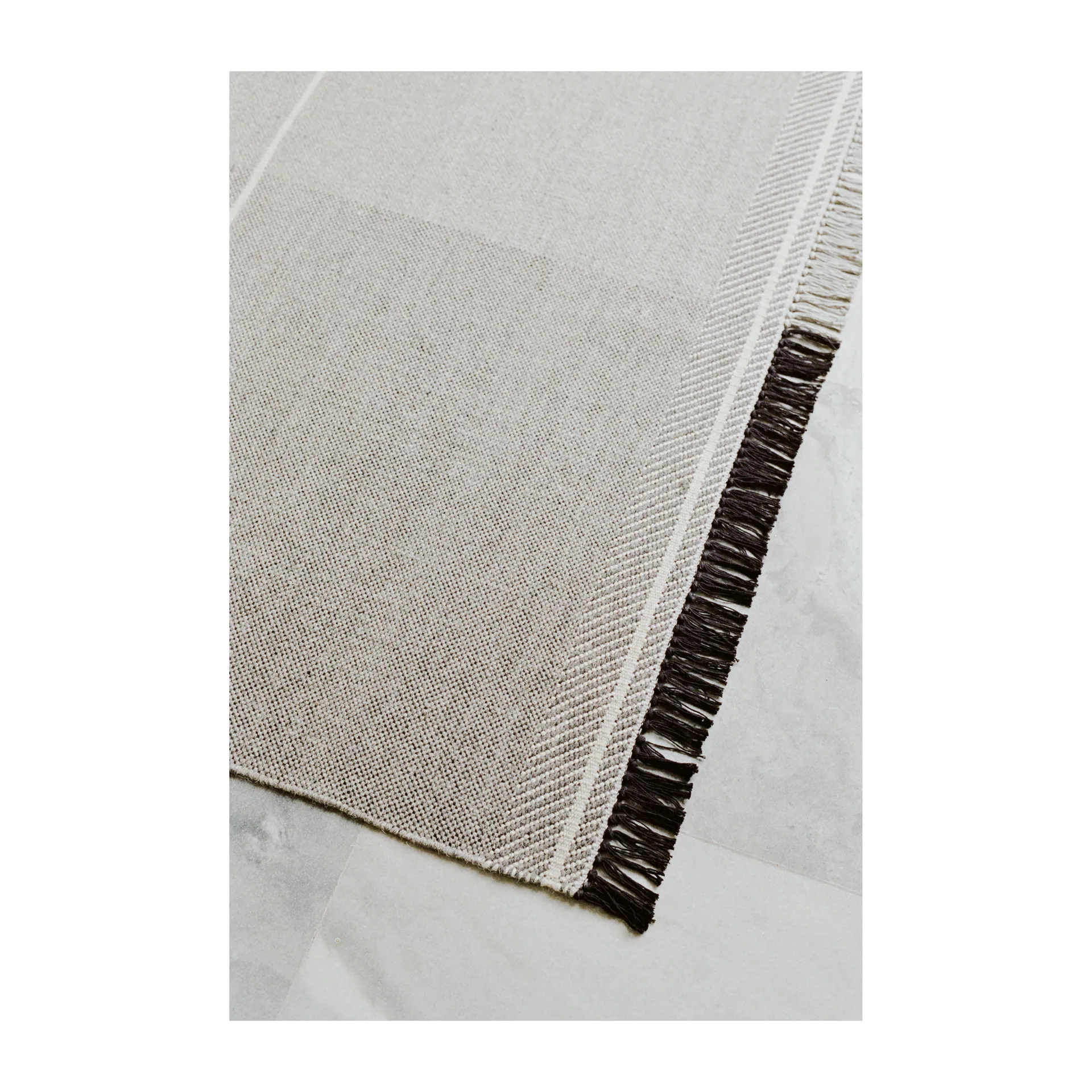 Mindful Soul Wollteppich 250 x 350cm, Stone-beige Linie Design