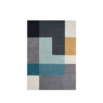 Ometri Teppich - Aqua, 170 x 240cm, aqua, 170 x 240cm - Linie Design