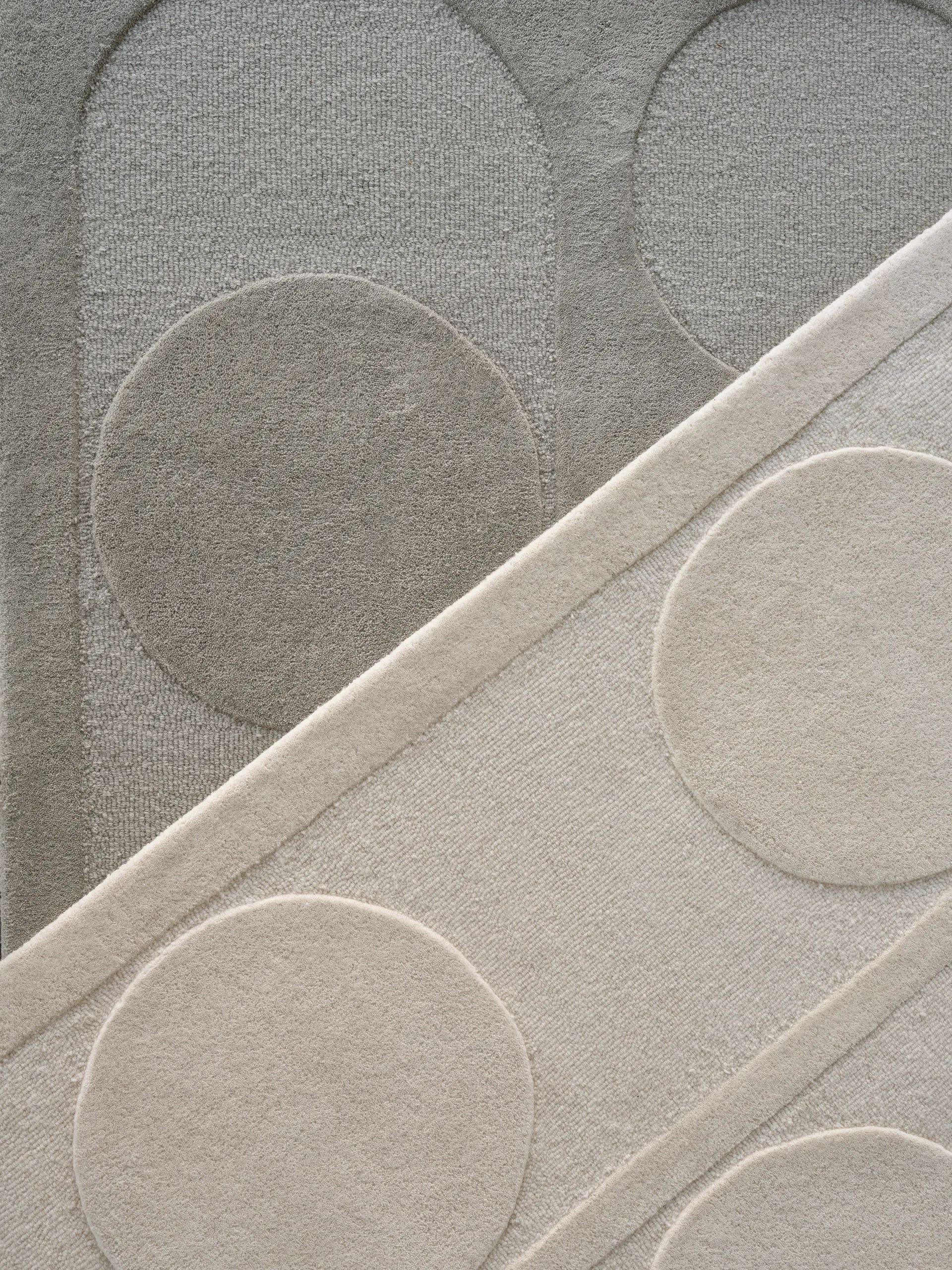 Orb Alliance Wollteppich, White, 140 x 200cm Linie Design