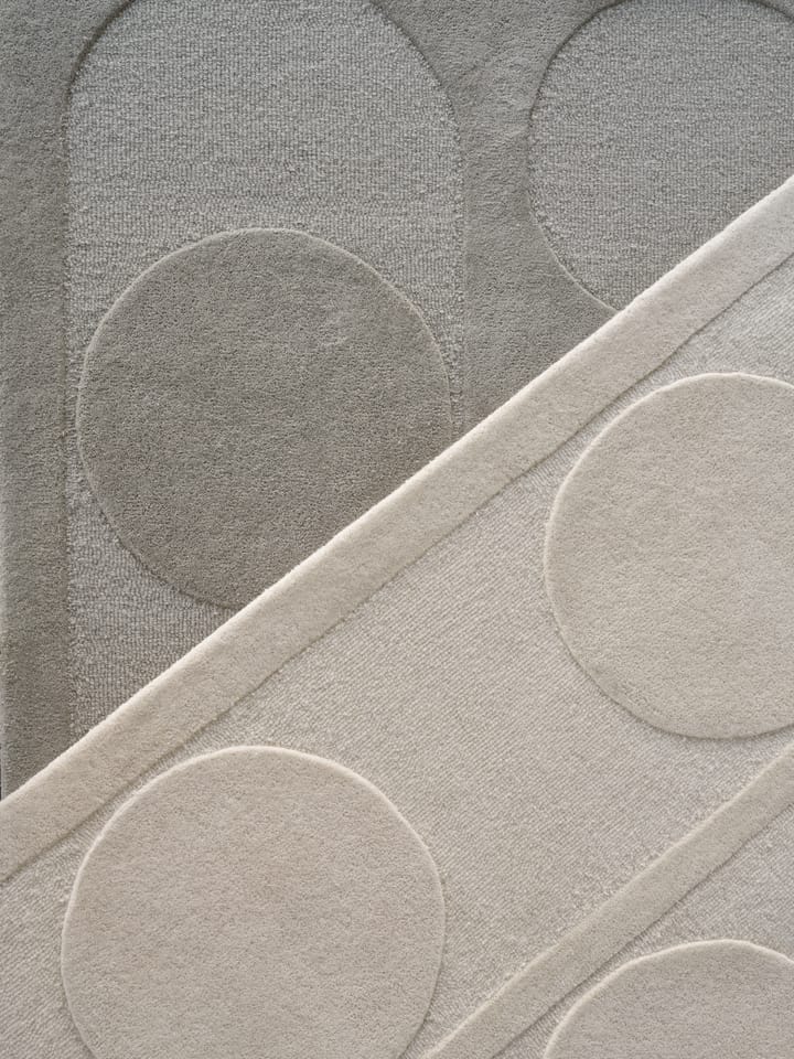 Orb Alliance Wollteppich - White, 140 x 200cm - Linie Design