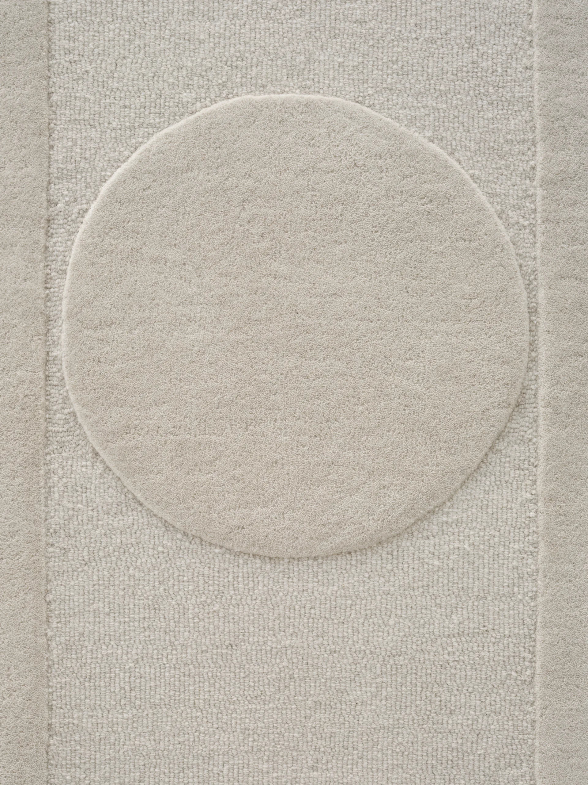 Orb Alliance Wollteppich, White, 140 x 200cm Linie Design