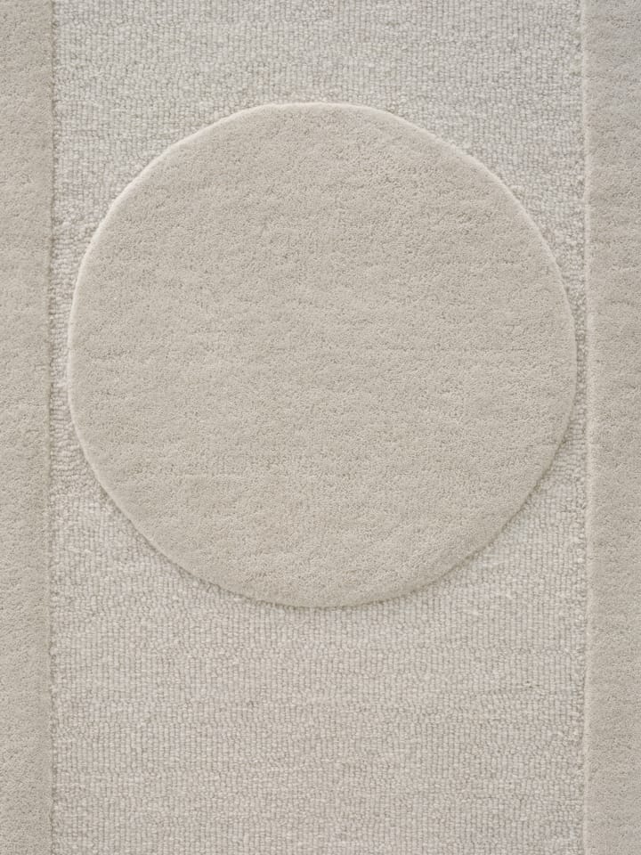 Orb Alliance Wollteppich - White, 140 x 200cm - Linie Design
