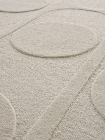 Orb Alliance Wollteppich - White, 200 x 300cm - Linie Design