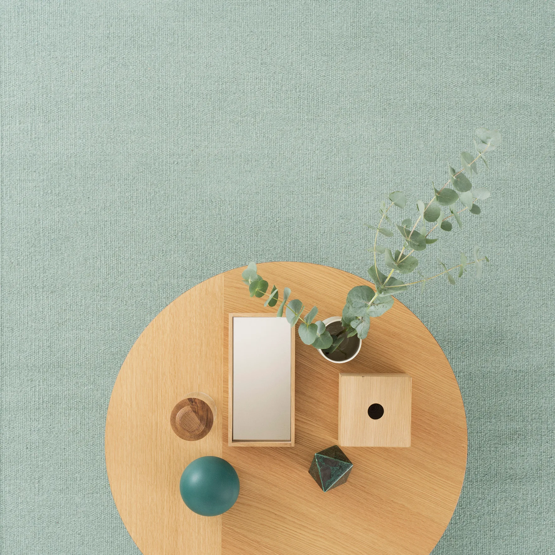 Rainbow Wollteppich 170 x 240cm, Pistachio Linie Design