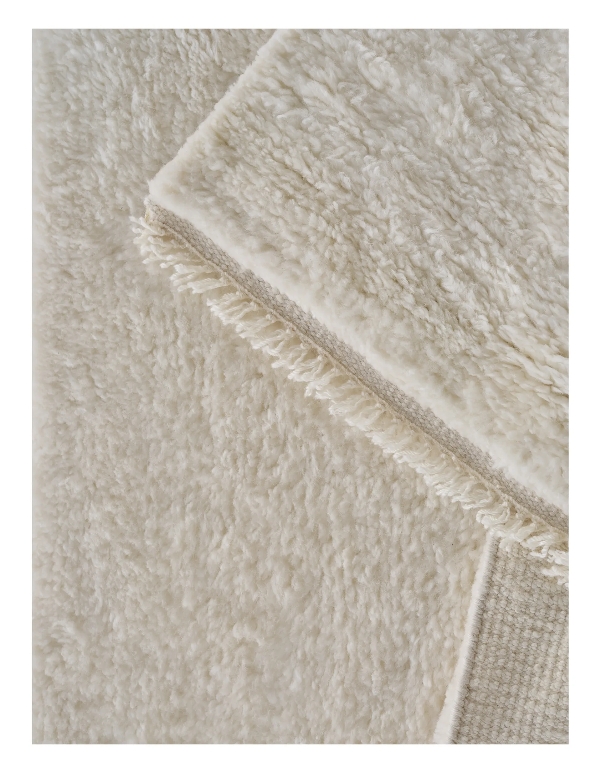 Soft Savannah Wollteppich, White, 140 x 200cm Linie Design