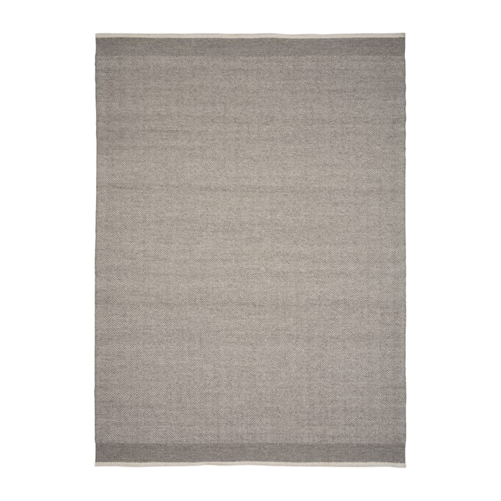 Stratum Echo Wollteppich - Grey, 140 x 200cm - Linie Design
