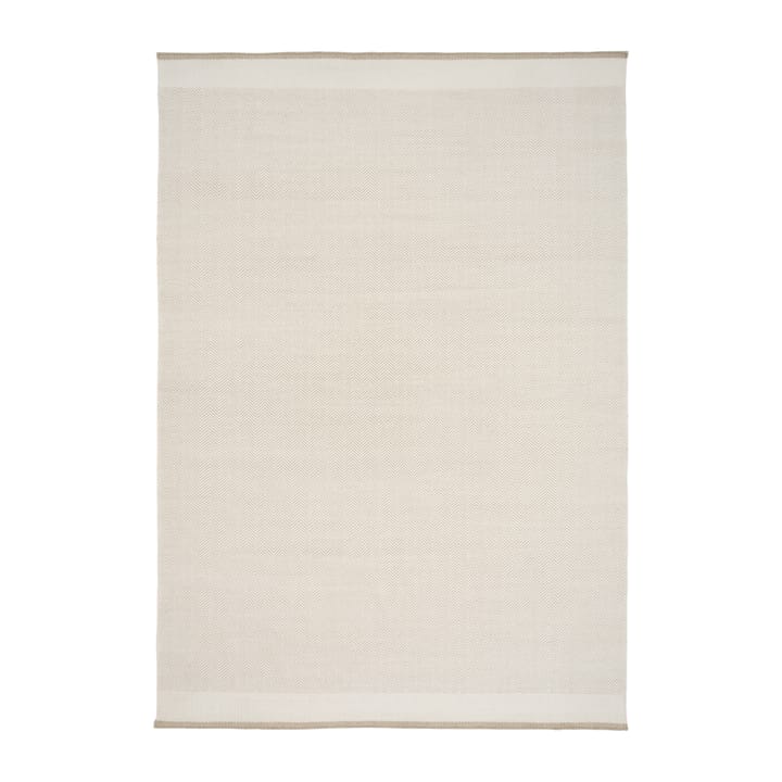 Stratum Echo Wollteppich - White, 140 x 200cm - Linie Design